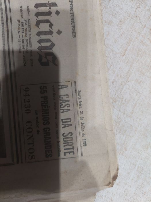 Jornais morte Oliveira Salazar