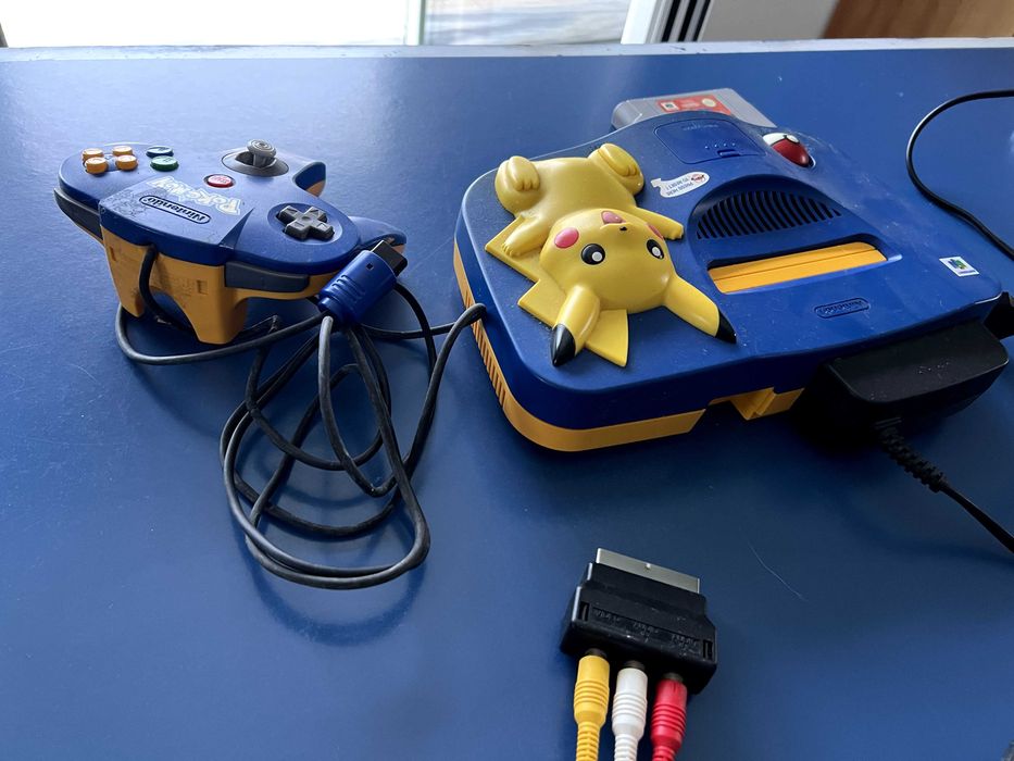 Nintendo 64 – Edição Especial Pikachu (Original)