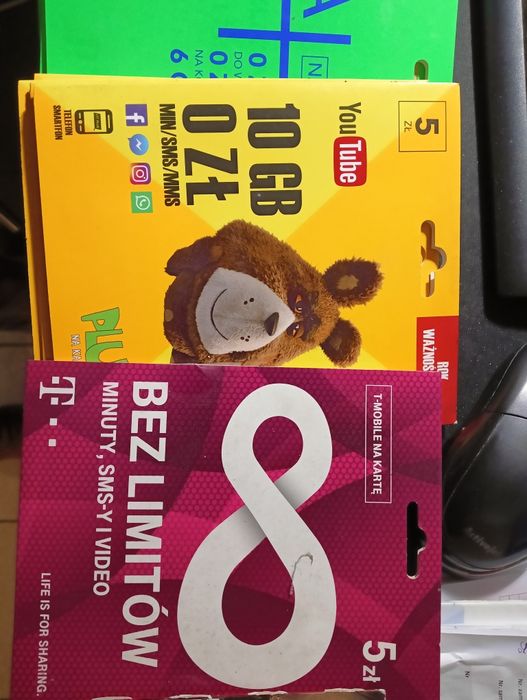 Karty dom różnych operatorów