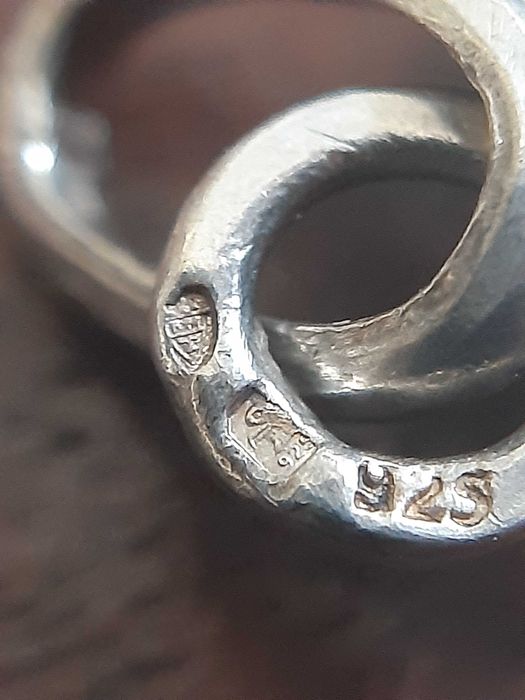 Crucifixo de prata Topázio (Portugal) séc. XX