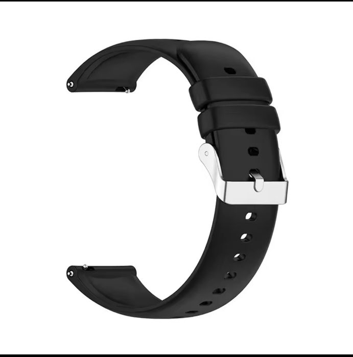 Pasek do zegarka czarny nowy 20 mm