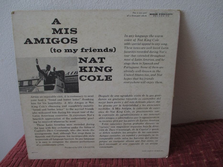 A MIS AMIGOS - Nat King Cole - 1959