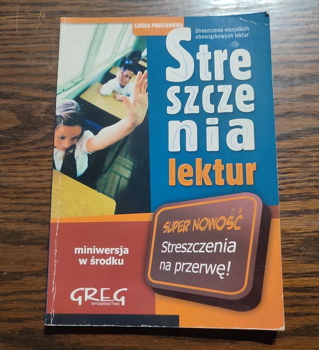 Streszczenia lektur - szkoła podstawowa Greg