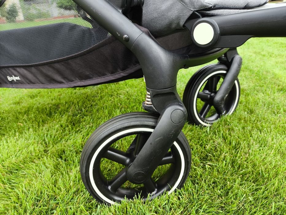 Wózek dla bliźniaków CYBEX Gazelle S w kolorze Soho Grey