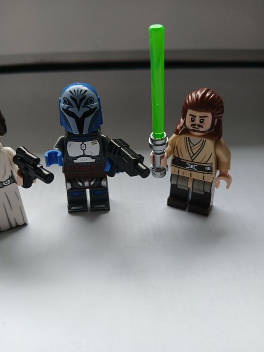 9Figurki Lego Star Wars Leia, Qui-Gon Jinn, Bo-Katan Kryze