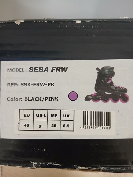 Роликові ковзани жіночі р.37-38 SEBA