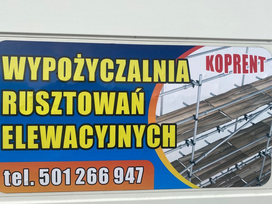 Wynajem rusztowań elewacyjnych
