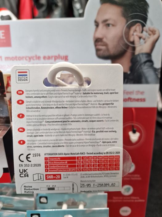 Zatyczki / stopery do uszu ALPINE MOTOSAFE RACE !!zobacz inne!!