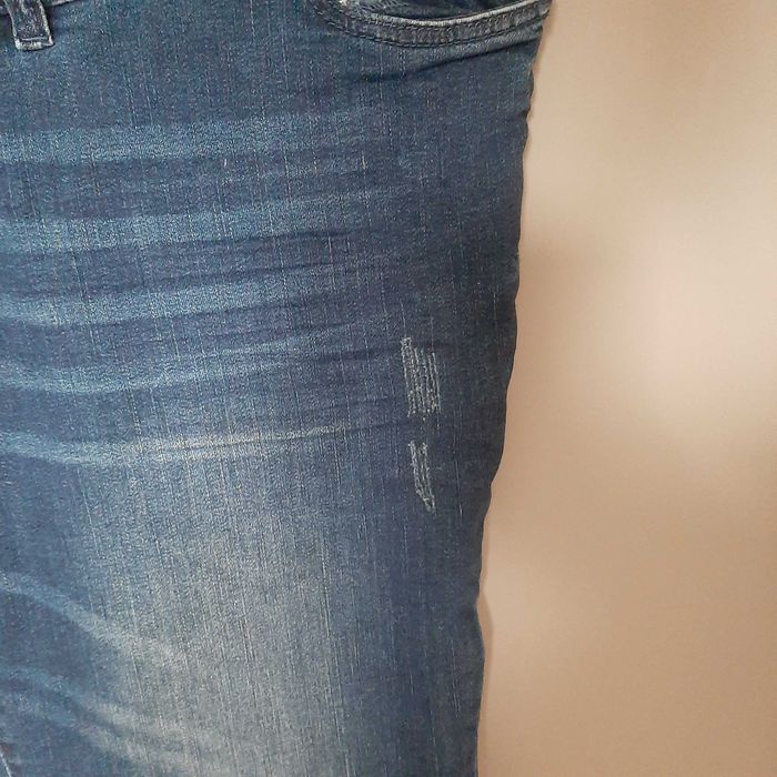 Spodnie jeansy denim ciążowe 44 xxl 50 5xl niebieskie