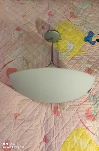 Candeeiro de Teto de Vidro