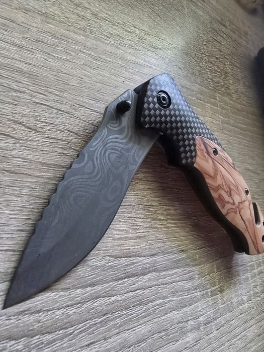 Składany Nóż turystyczny 20 cm ładnie wykonany