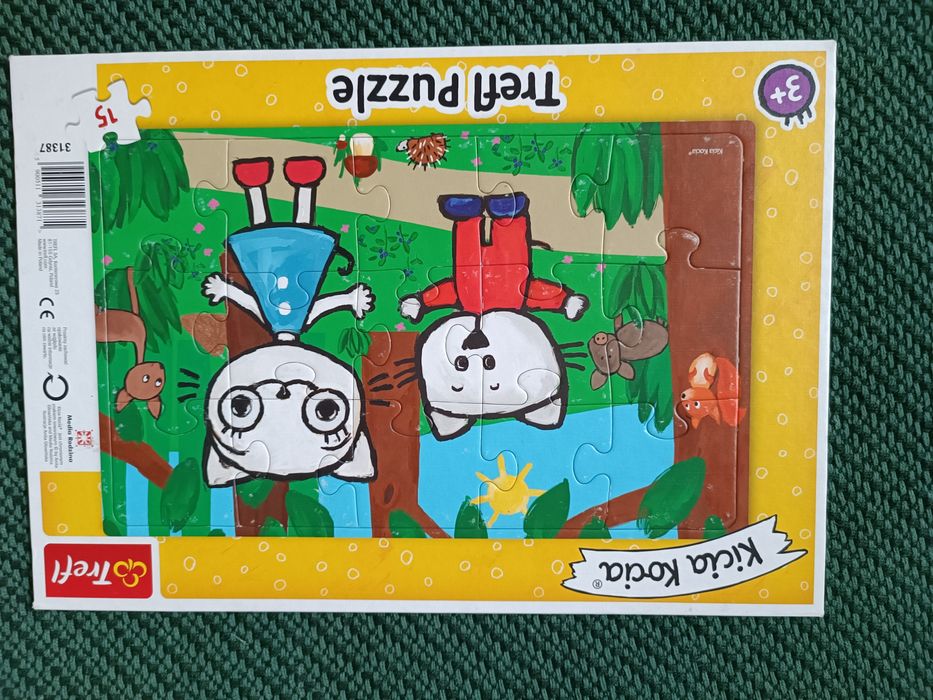 Puzzle ramkowe kicia kicia , bob, peppa trefl 3+