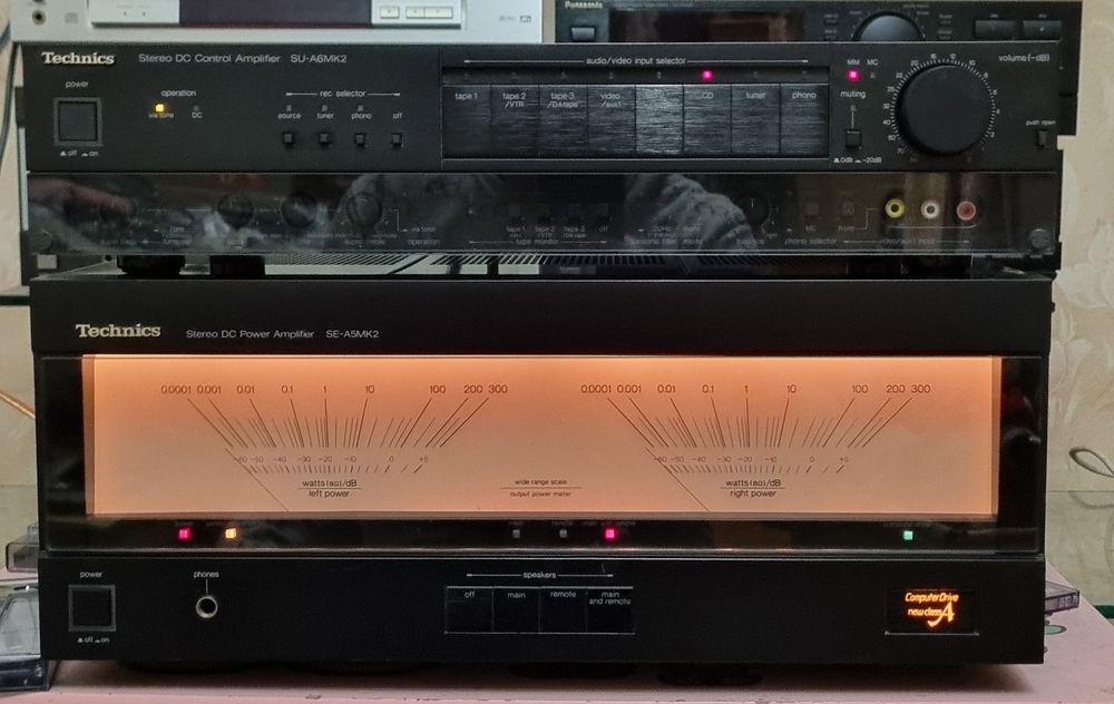 TECHNICS A5mk2,A6mk2 BLACK ( Звук!)