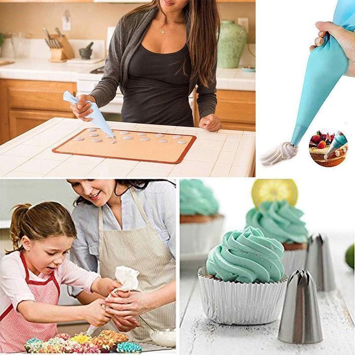 Rękaw Cukierniczy do Dekoracji Tortów 6 końcówek