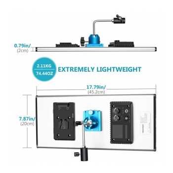 Painel LED Profissional Neewer BC-1320E – 1320 LEDs – Bicolor NOVO