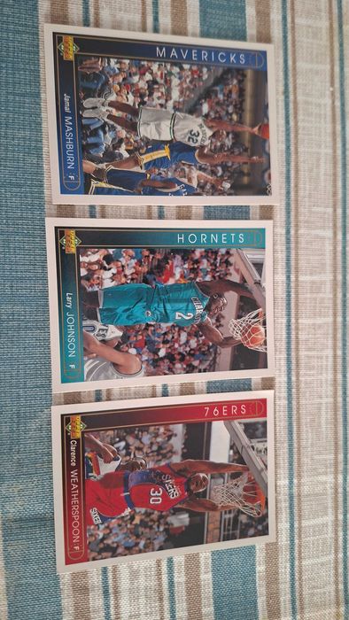 3 cartões basquet anos 90