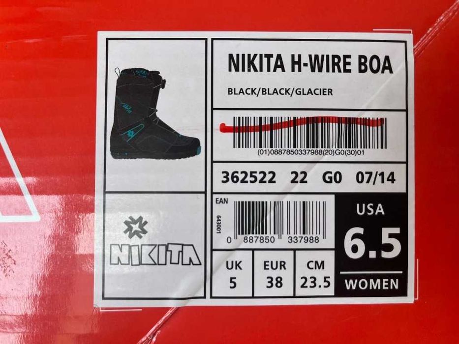 Sprzedam buty snowboardowe Nikita bardzo wygodne