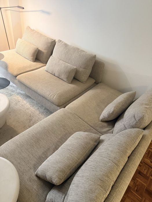2 Sofás SÖDERHAMN 3 Lugares – IKEA | Viarp Bege/Castanho