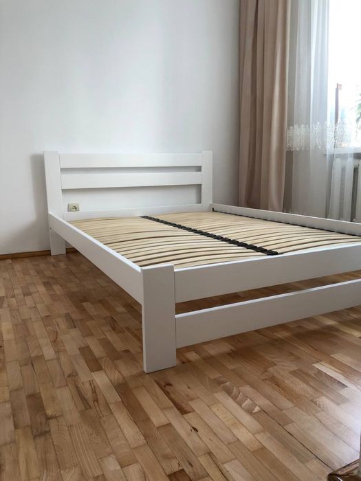 Двоспальне ліжко з натурального дерева | 160×200 кровать