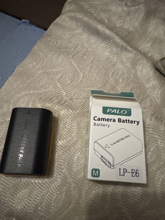 2 Baterias novas para Cannon LP-E6