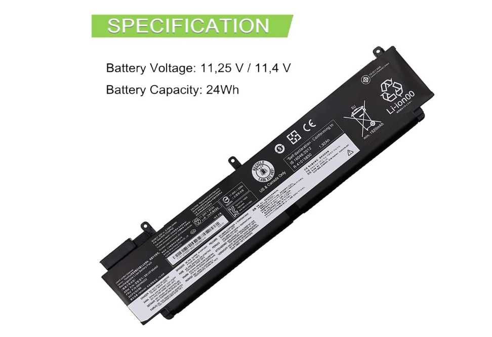 3 Komorowa Bateria do Laptopa 11,25V 1920mAh 00HW022