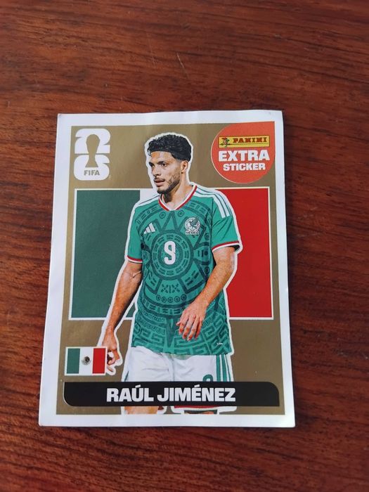 Stiker extra Raul Jimenez gold