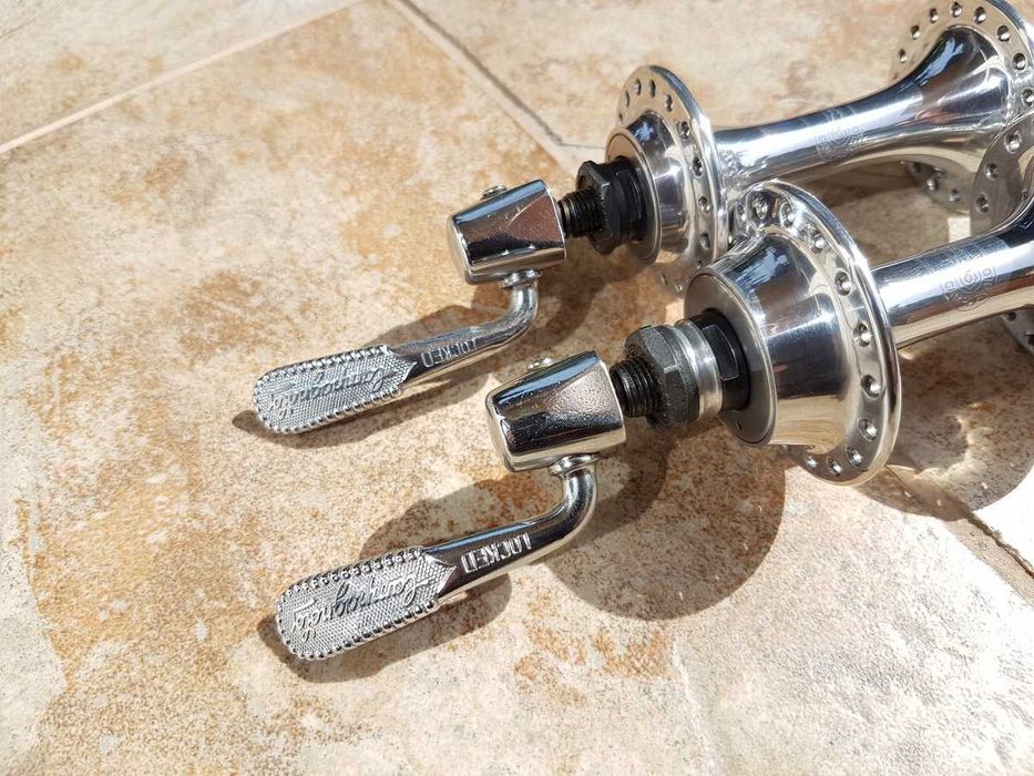 piasty Campagnolo, 36h, komplet + zaciski, vintage, stan SUPER !!!