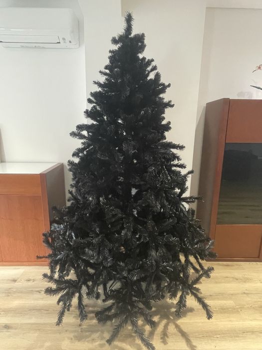 Árvore Natal preta 2,10m