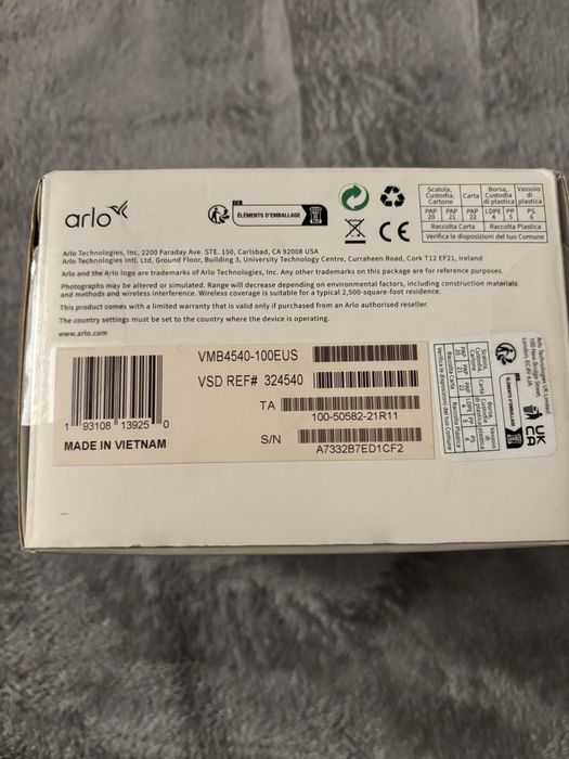 Arlo SmartHub VMB4540 Bramka Smart Home