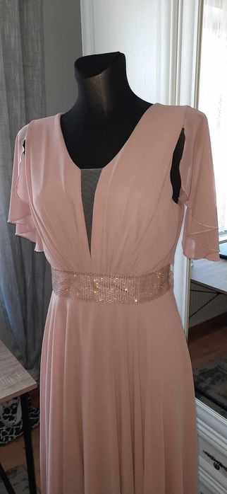Sukienka pudrowy róż M