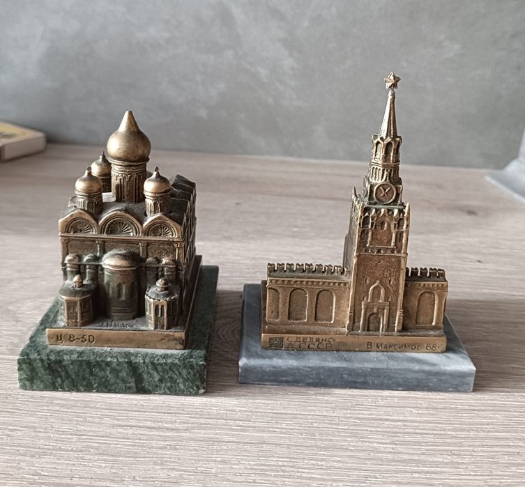 Статуэтки нимор ,мишка олимпийский ,пепельницы , картина , бронза