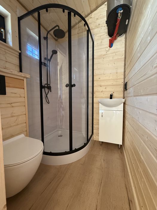 Całoroczny domek mobilny z bala