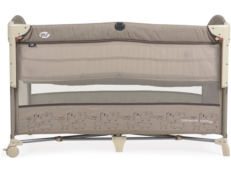 Vende-se Berço de Viagem MS Oxford Aço, Nylon Bege (125 x 77 x 65 cm)
