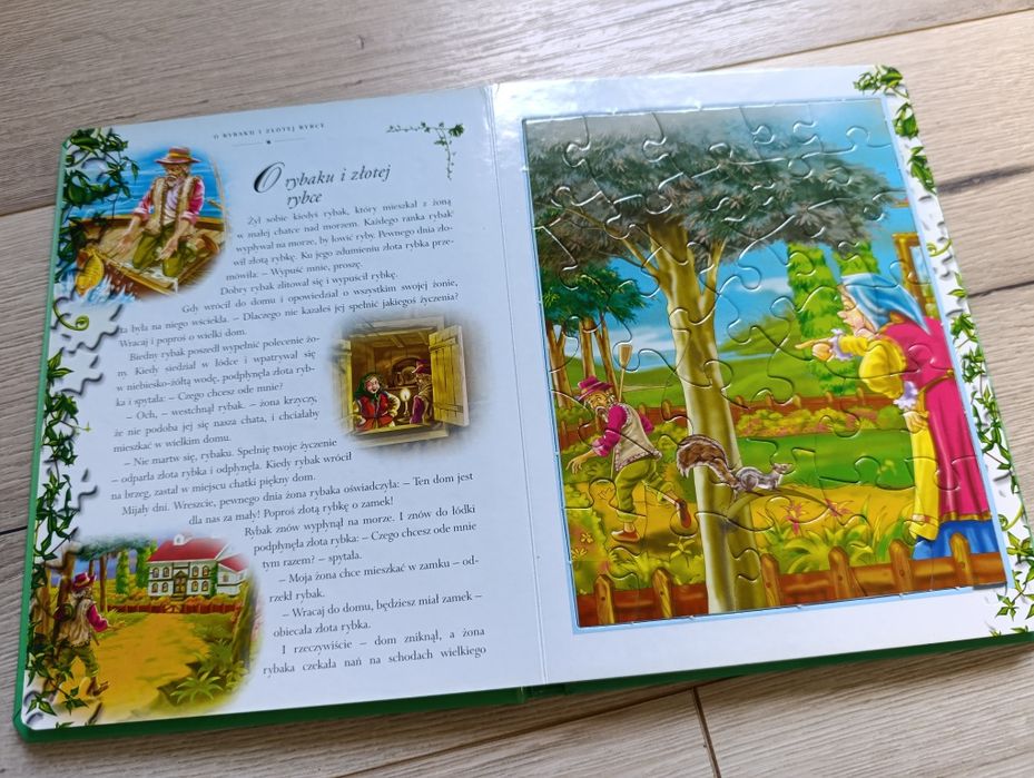 Książka z puzzlami