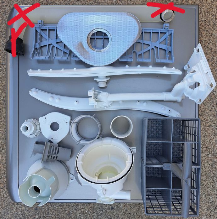 Peças máquina de lavar loiça Ariston LL63