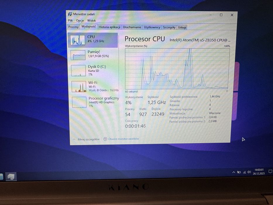 Laptop Kiano Slimnote 14.2