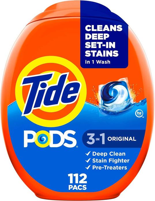 Капсули для прання Tide 3-в-1, 112 шт.