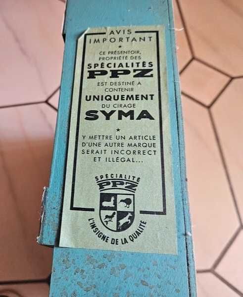Expositor antigo madeira