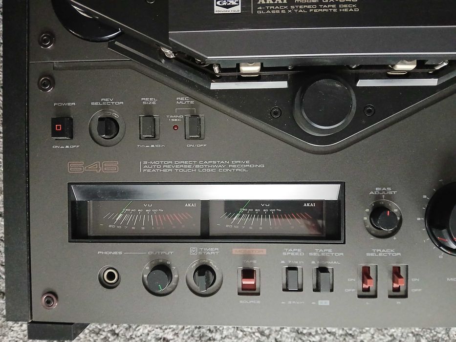 AKAI GX 646 magnetofon szpulowy. Super stan, polecam, bo warto !!!