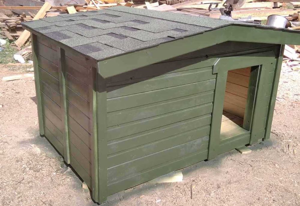 Будка для  собаки.  из дерева .