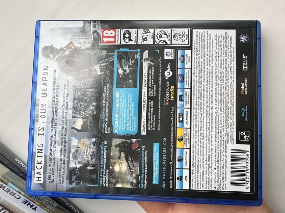 Диск игра на PS 4 Watch Dogs
