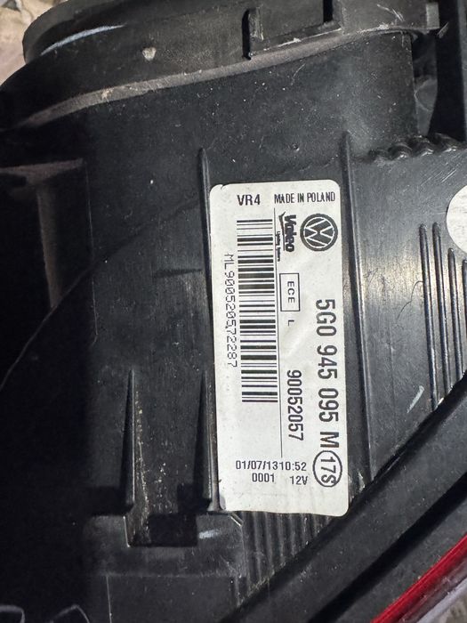 Гольф 7 golf 7 фонарі задні