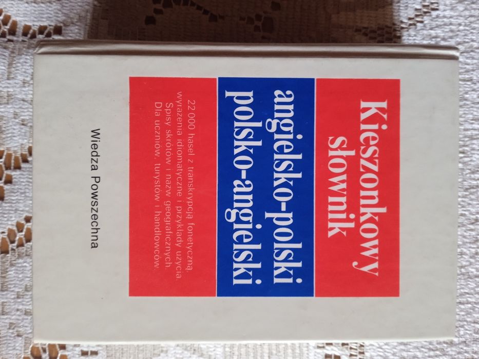 Kieszonkowy słownik polsko -angiekski