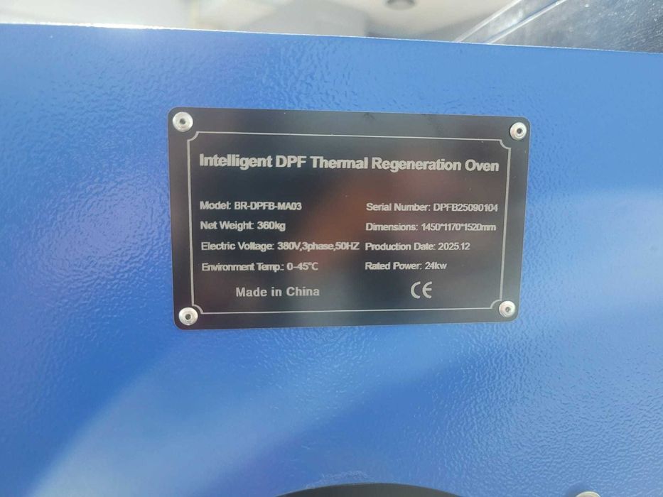Forno de regeneração de alta temperatura DPF
