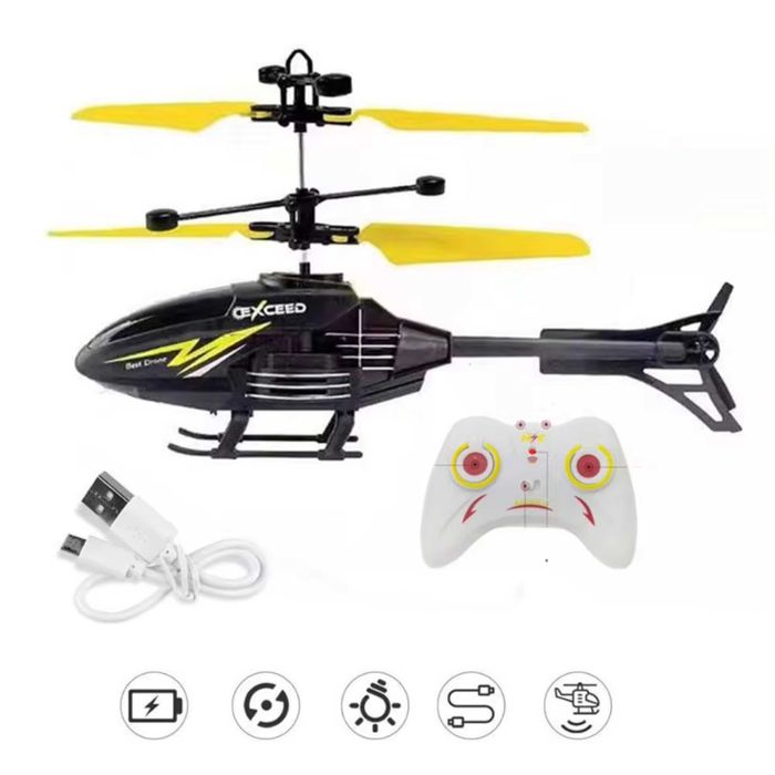 Гелікоптер (вертоліт) з сенсором висоти та пультом ДК