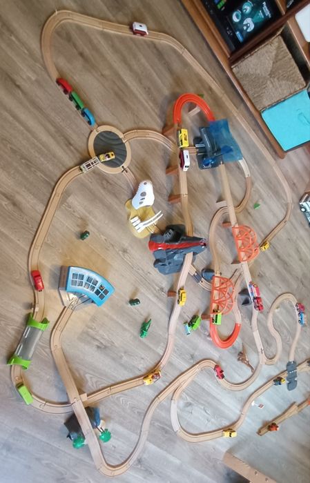 Pista de madeira