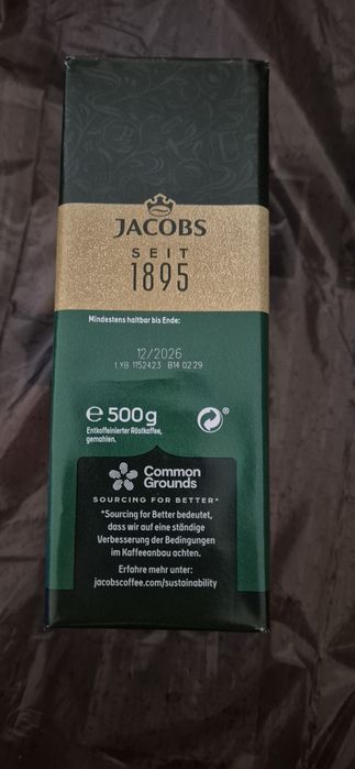 Kawa mielona Jacobs Entkoffeiniert bezkofeinowa 500g 10szt