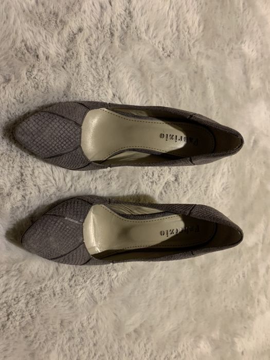 Szpilki skórzane włoskie, r. 37