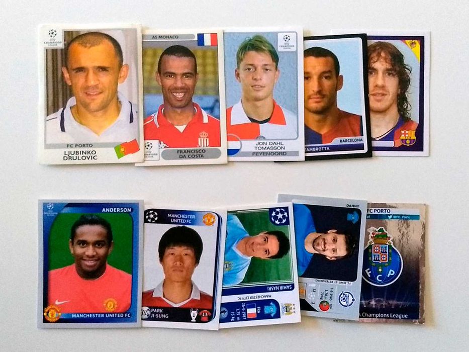 cromos CHAMPIONS LEAGUE 1999-00 a 2023-24 | Panini Topps venda avulso