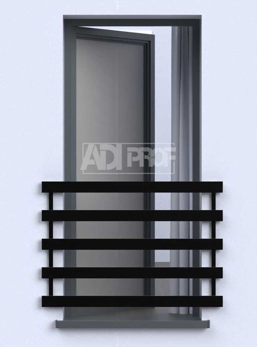 Balkon Francuski Balkony Franncuskie Balustrada Natynkowe Aluminium